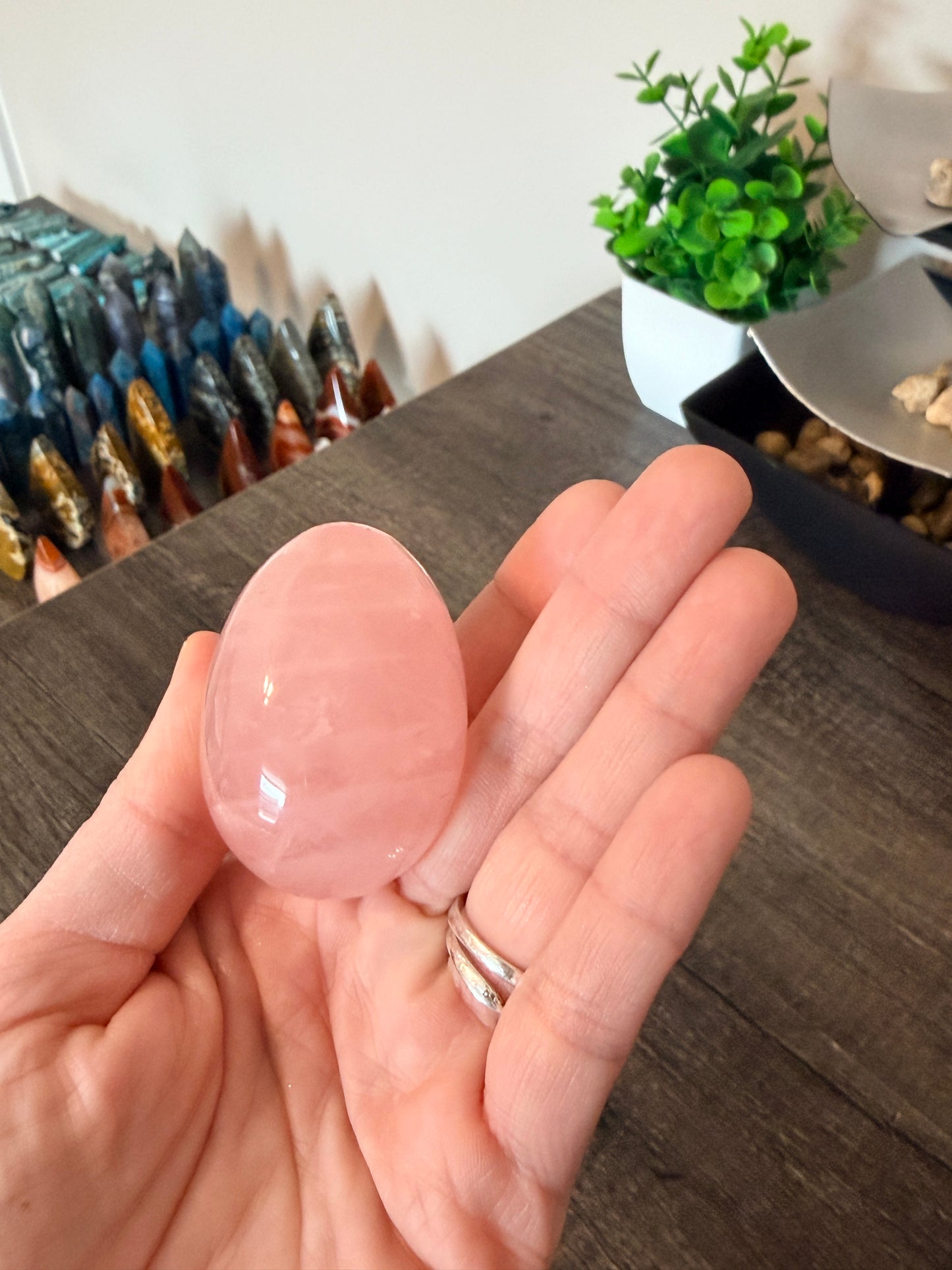 Rose Quartz Egg