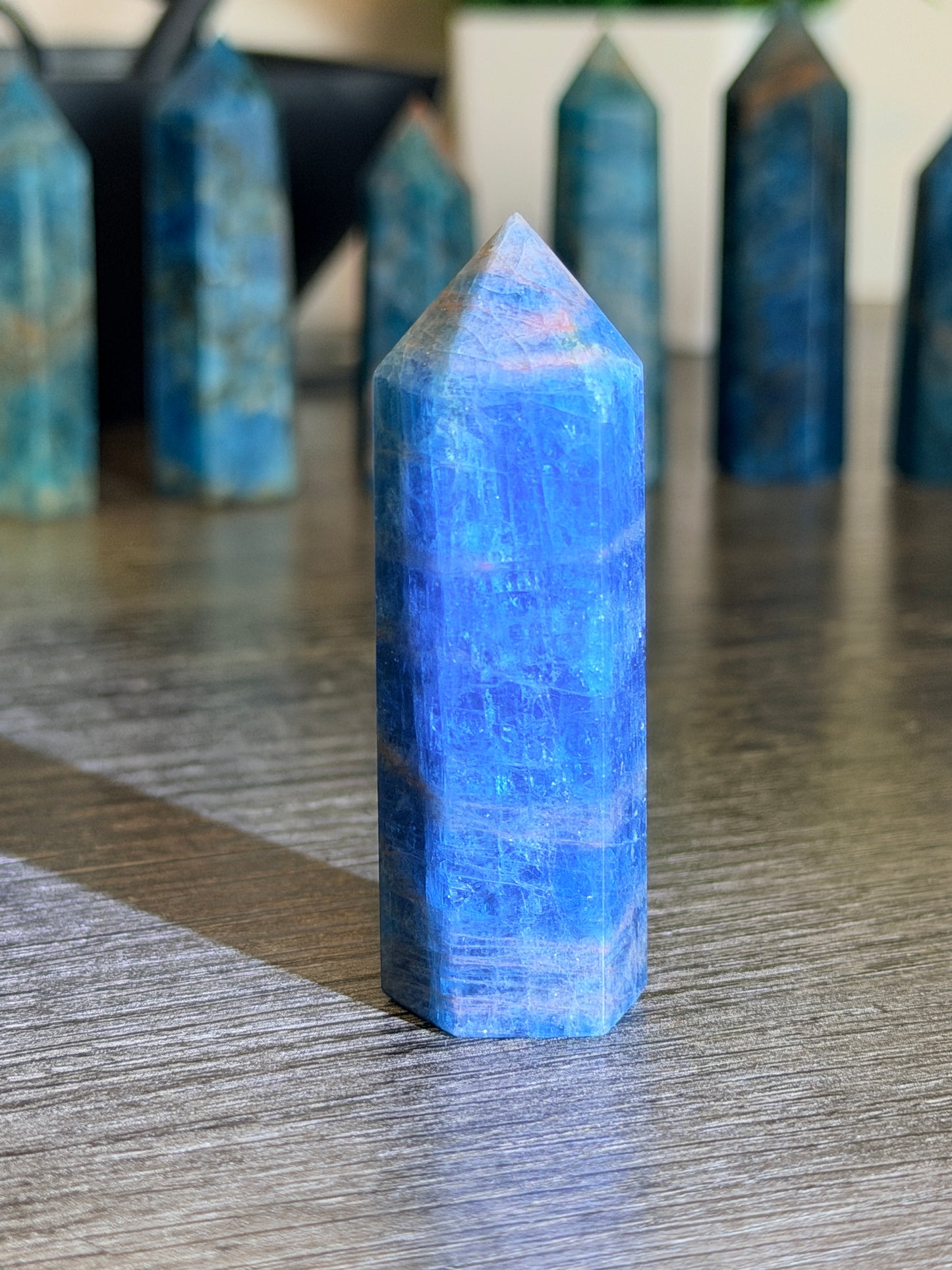 Blue Apatite Tower Style 1