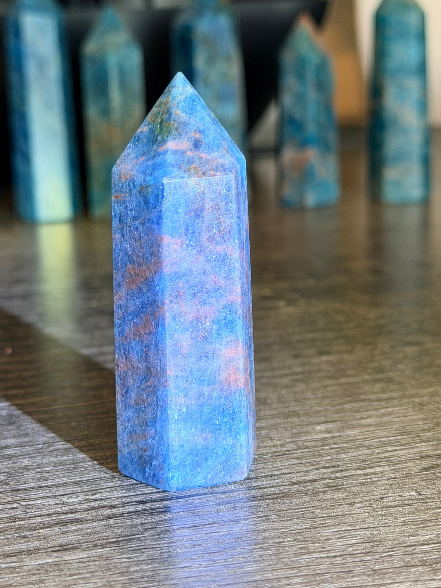 Blue Apatite Tower Style 2