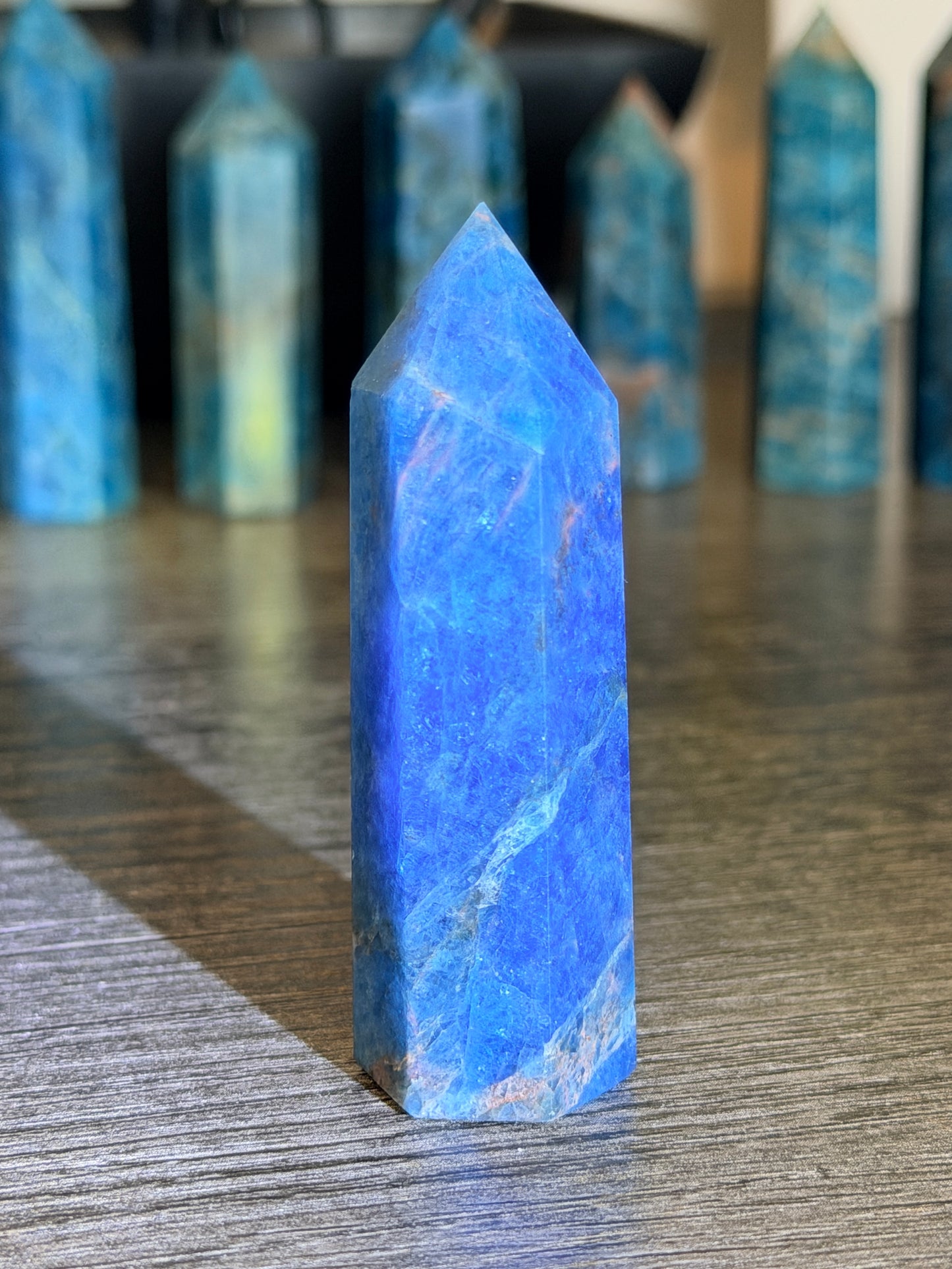 Blue Apatite Tower Style 3