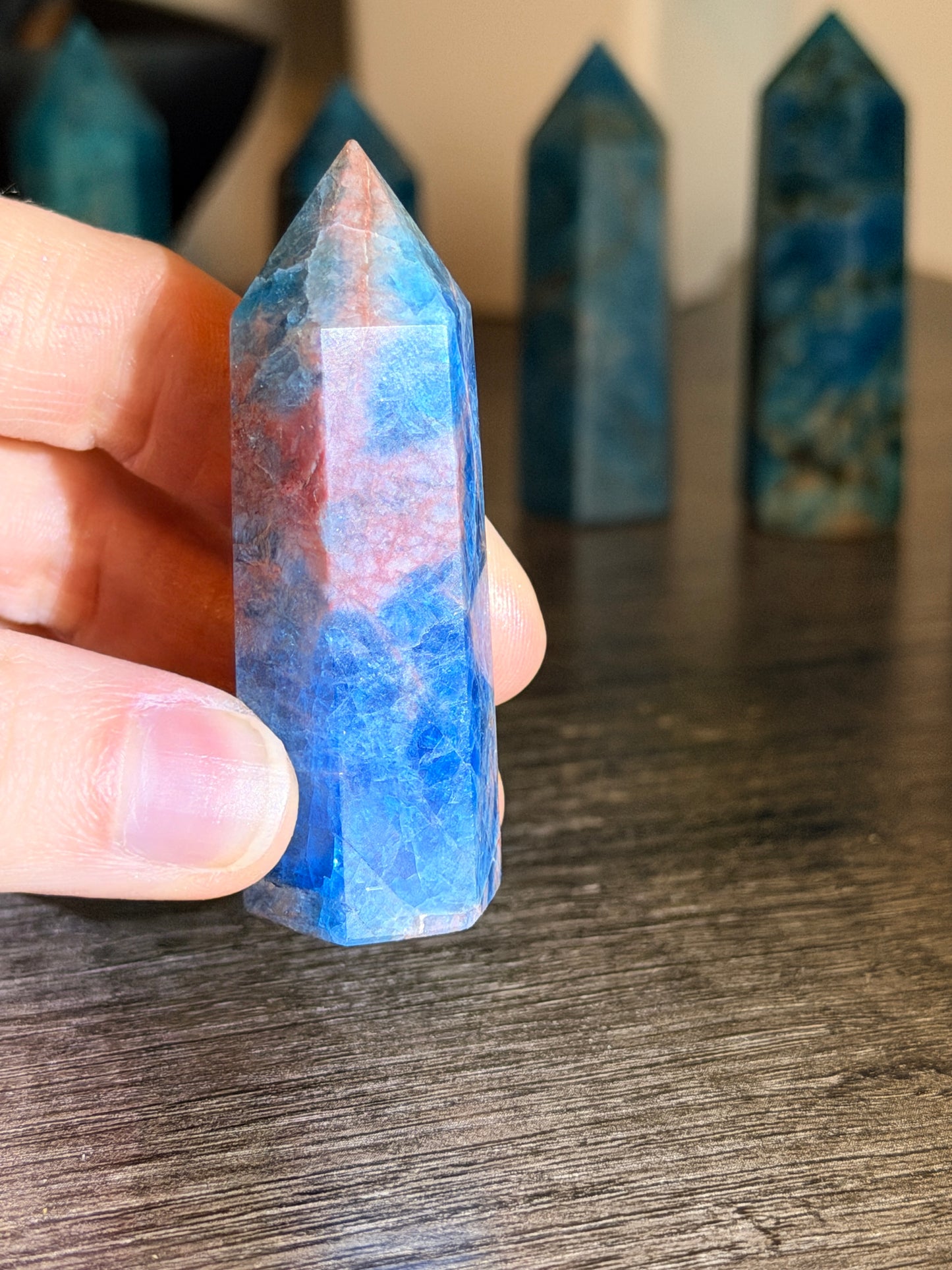 Blue Apatite Tower Style 7