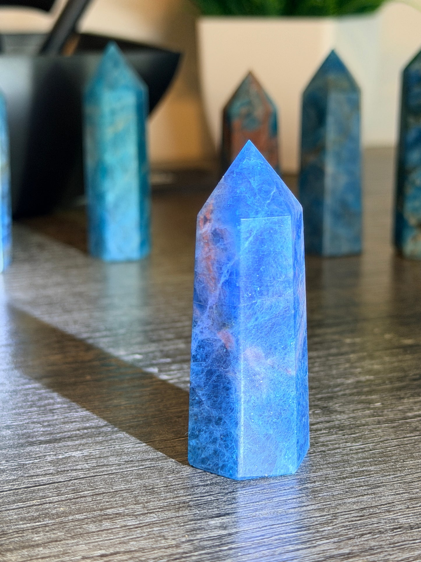 Blue Apatite Tower Style 8