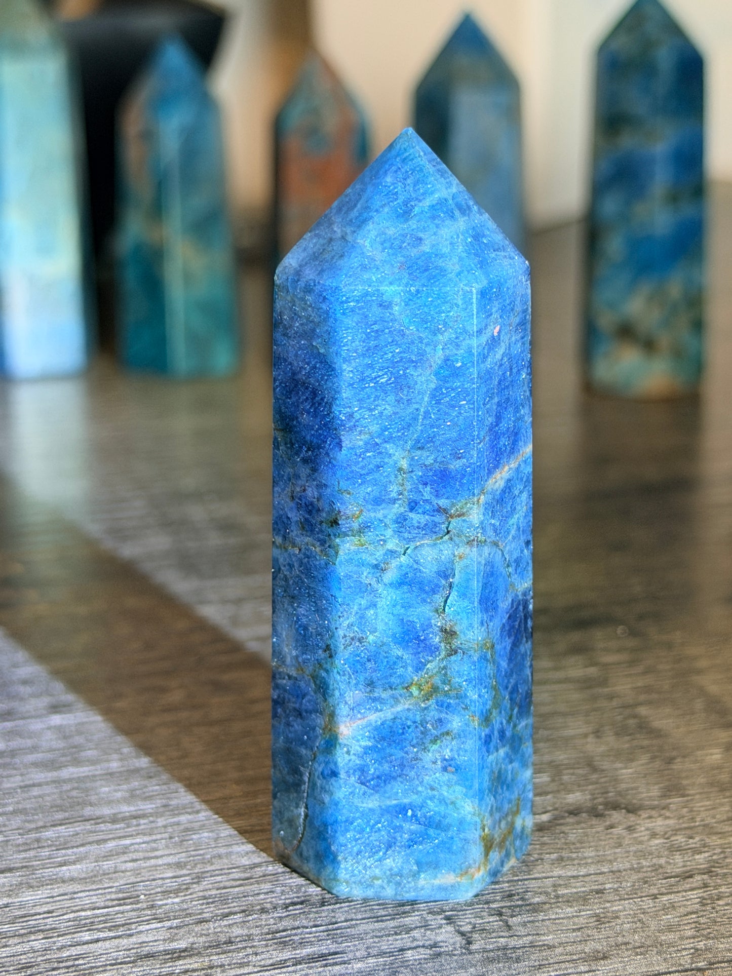 Blue Apatite Tower Style 12