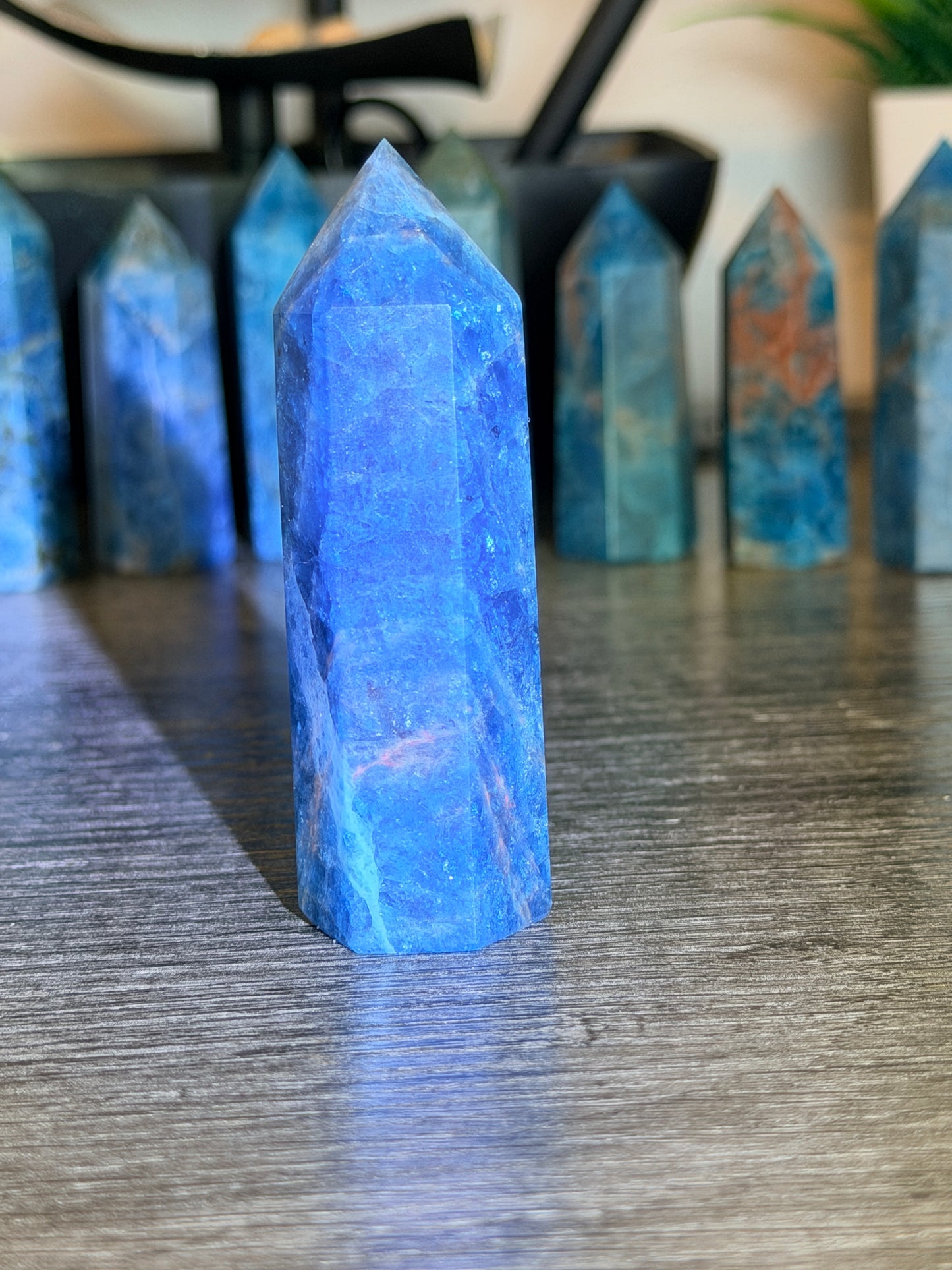 Blue Apatite Tower Style 17
