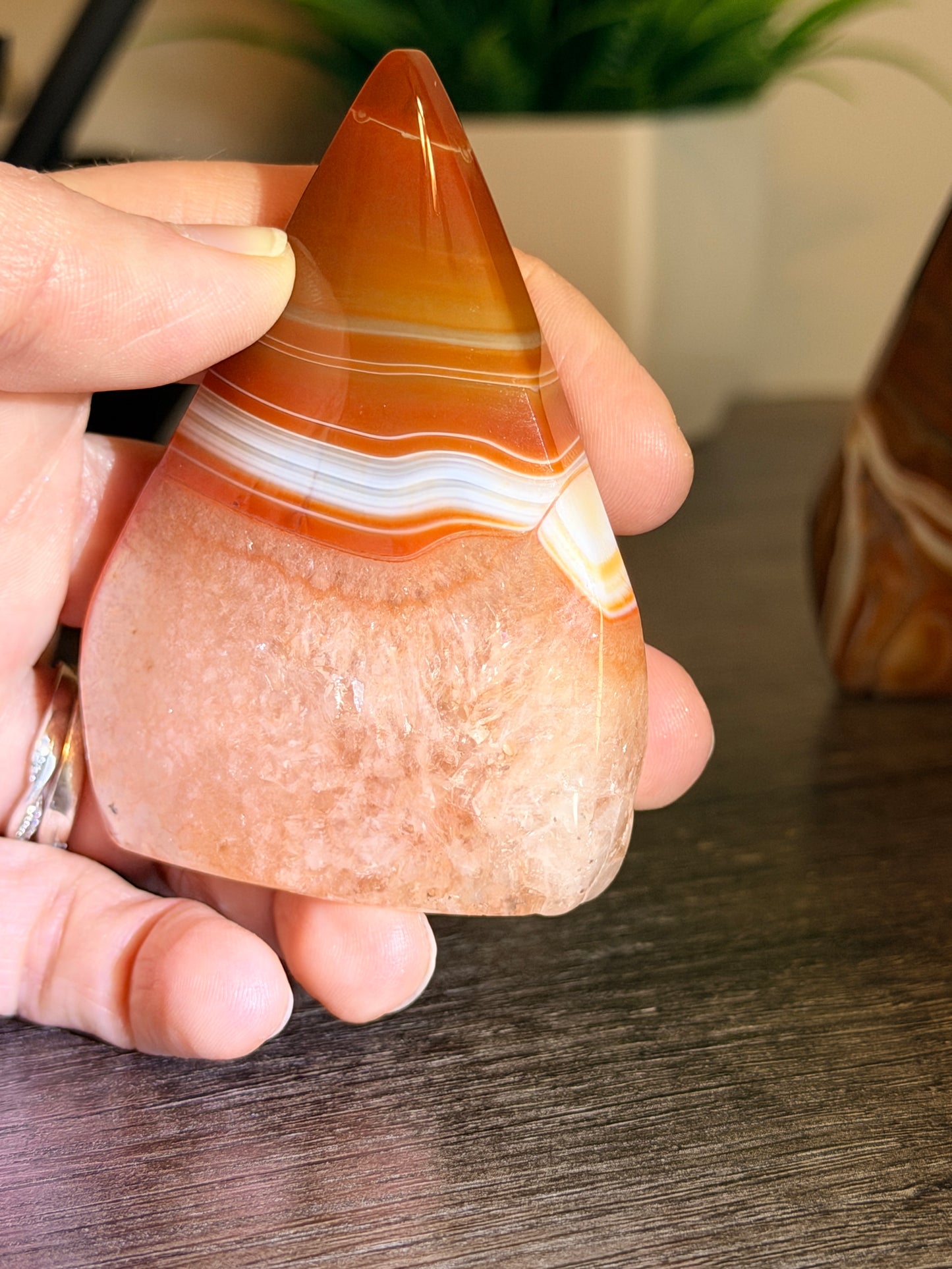 Carnelian Mixed Quartz Freeform Style 7