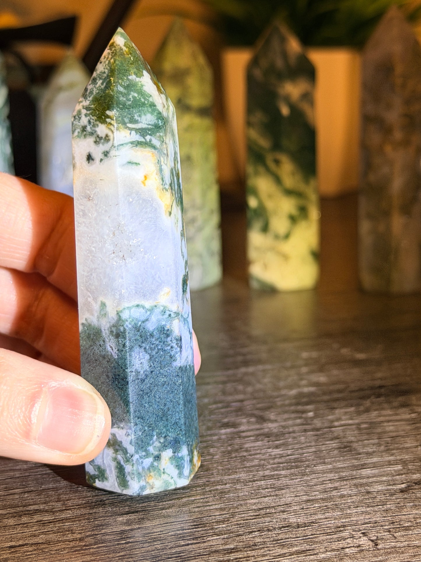 Moss Agate Tower Style 1