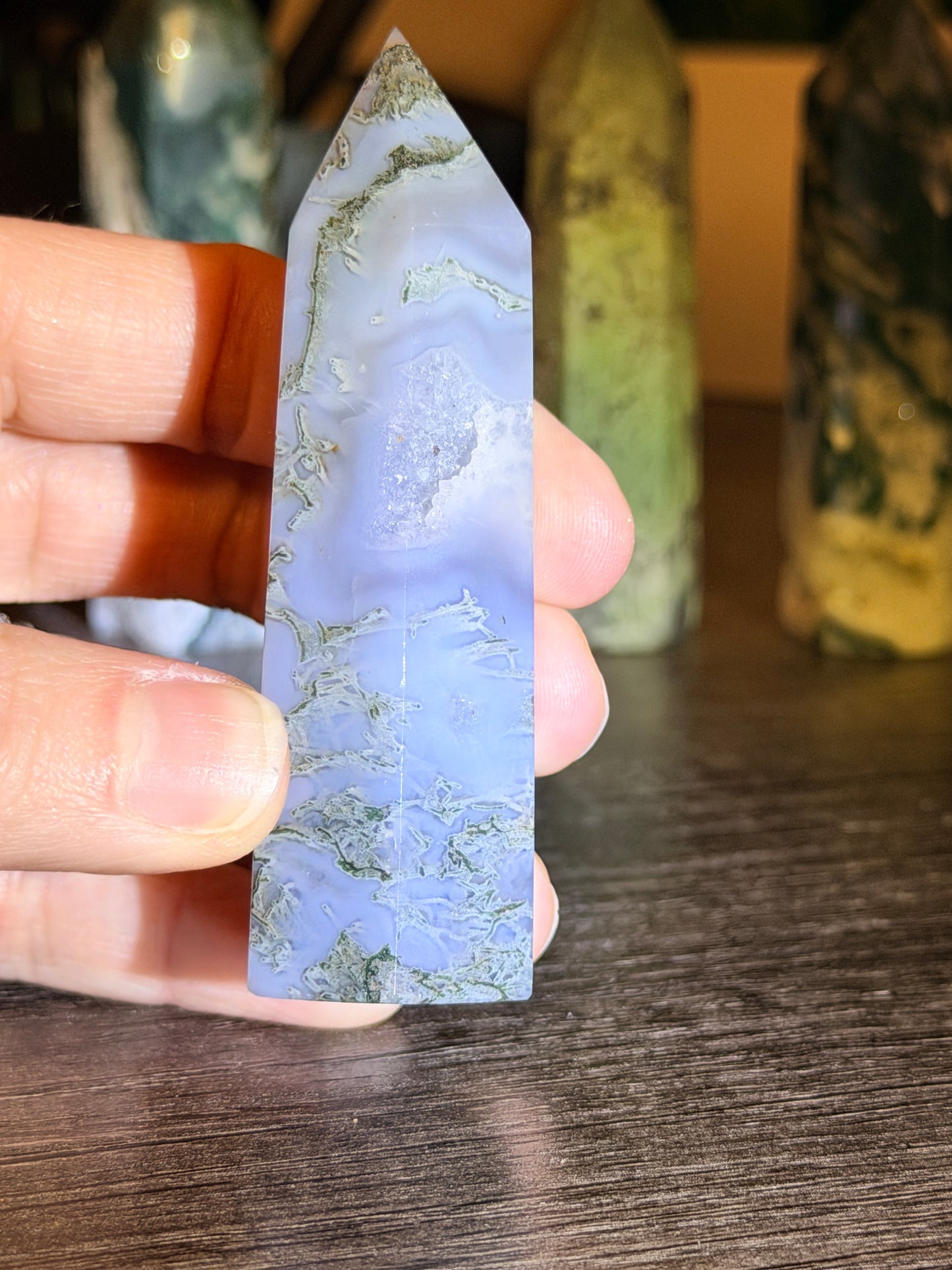 Moss Agate Tower Style 8