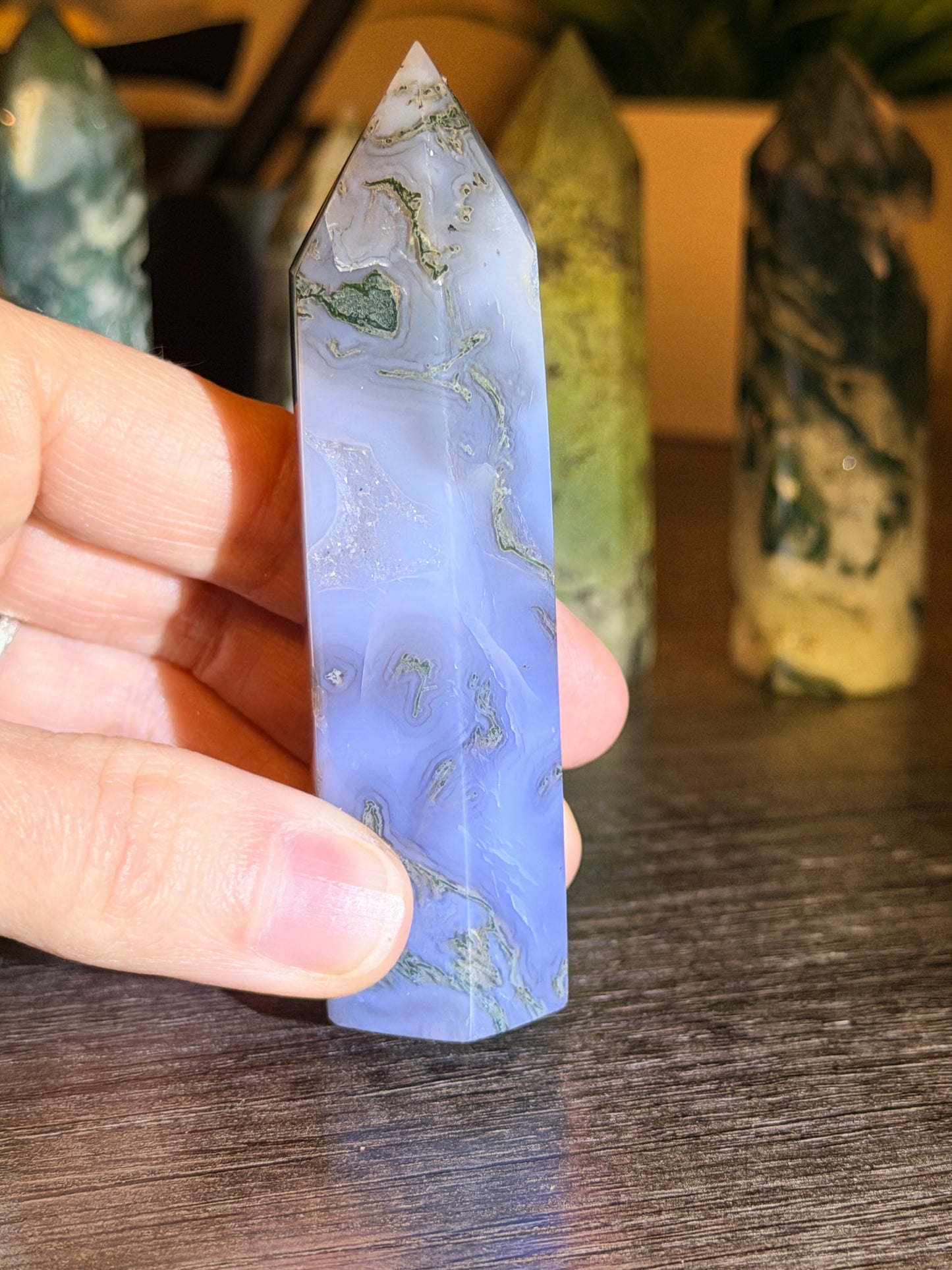 Moss Agate Tower Style 11