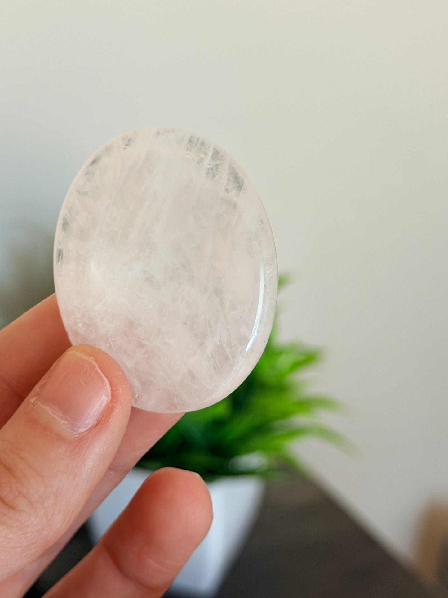 Rose Quartz Worry Stone