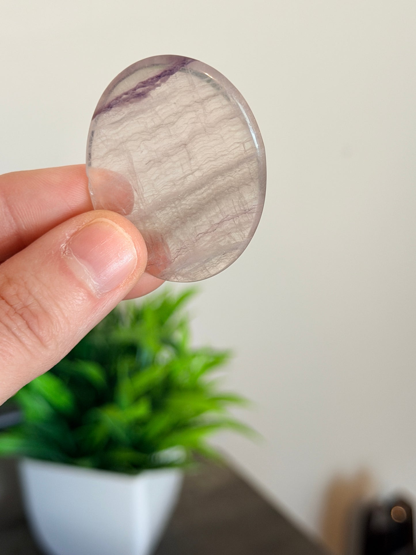 Fluorite Worry Stone