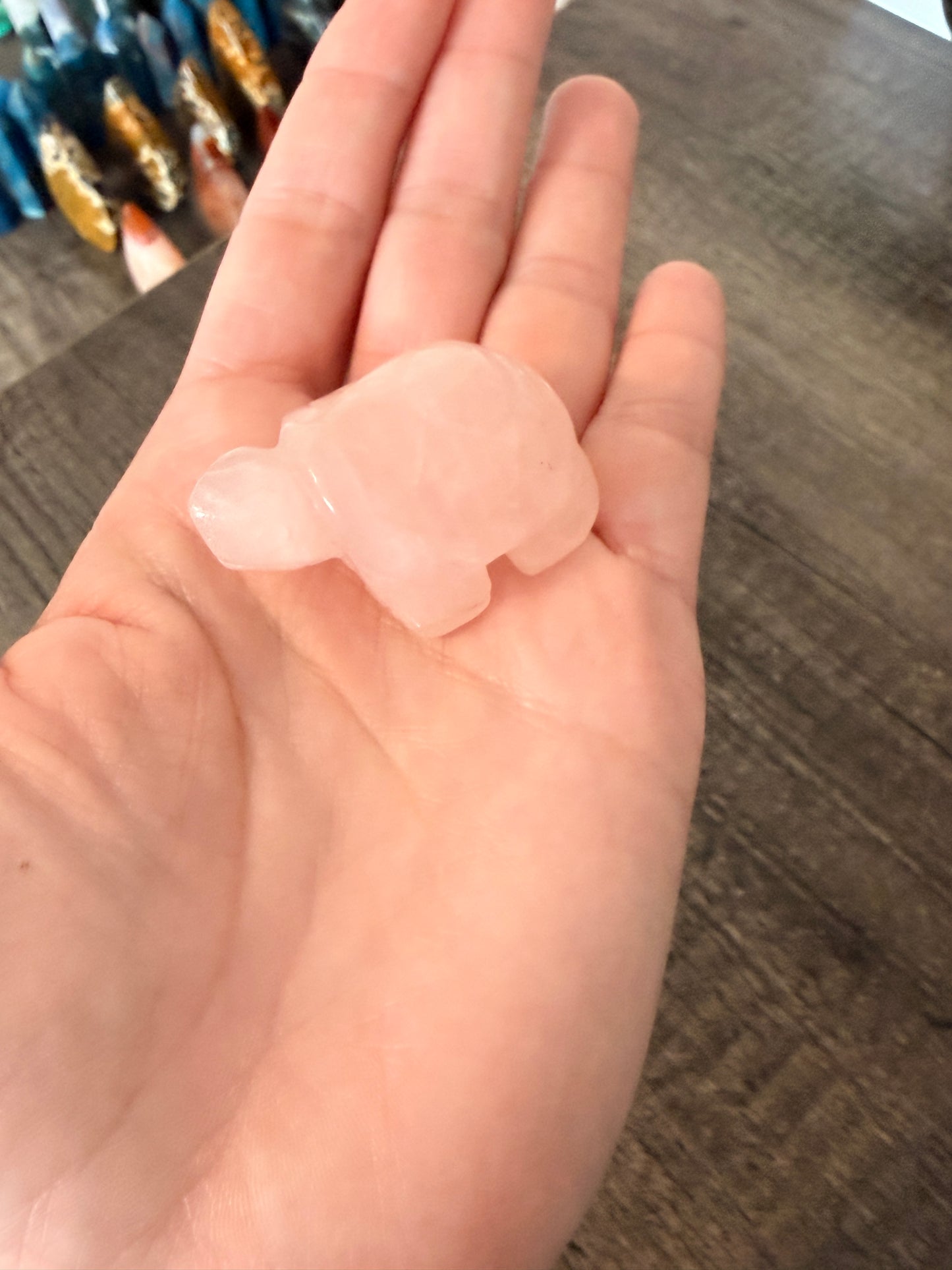 Rose Quartz Turtle Style 1