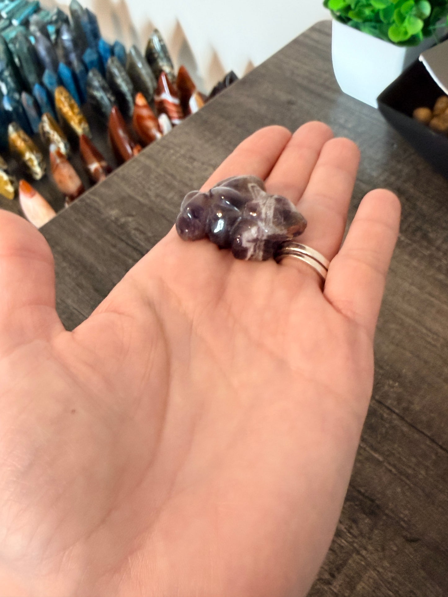 Chevron Amethyst Frog