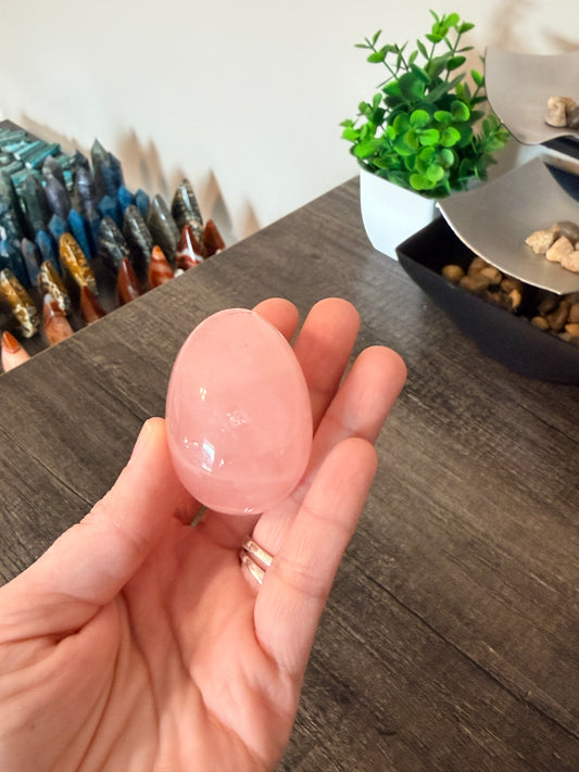 Rose Quartz Egg