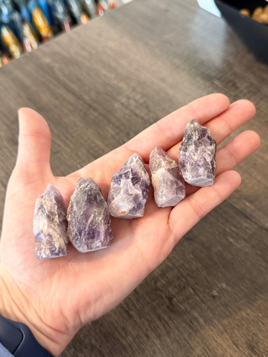 Raw Amethyst Crystal Pyramid