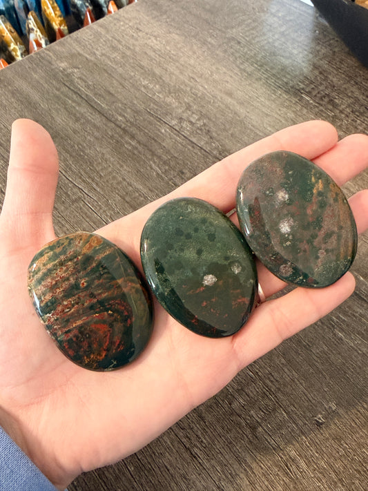 Bloodstone Flat Stones from India