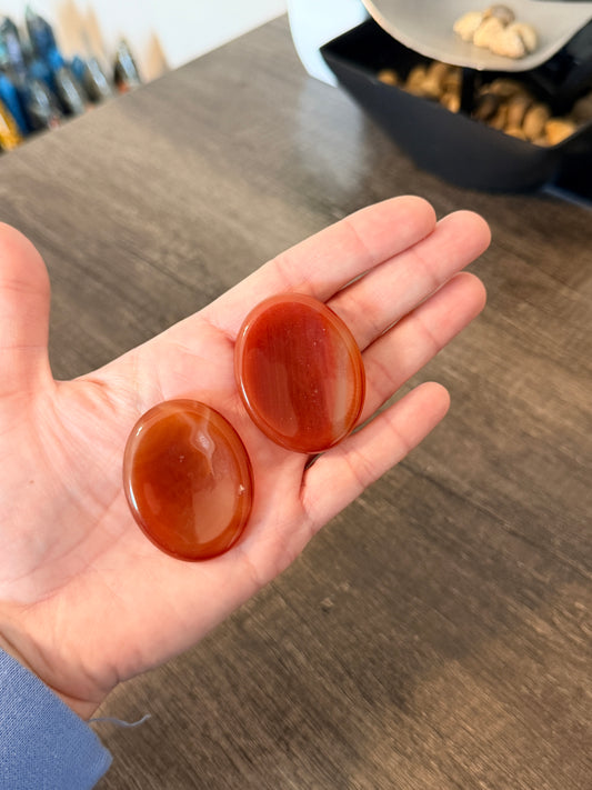 Carnelian Worry Stone
