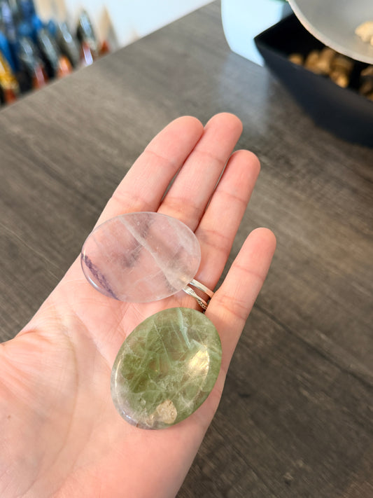 Fluorite Worry Stone