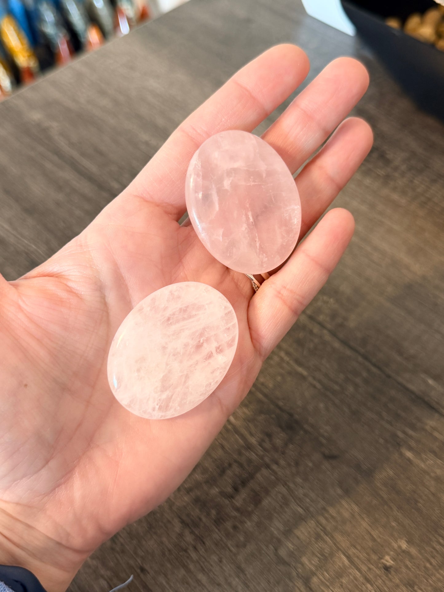 Rose Quartz Worry Stone