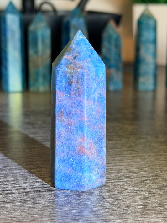 Blue Apatite Tower Style 2