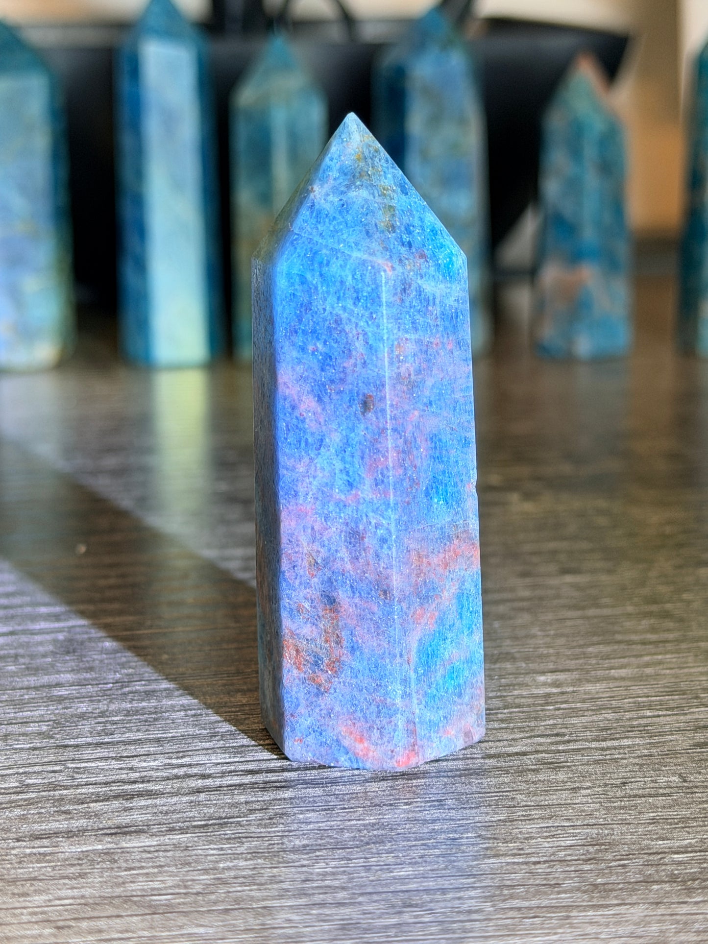 Blue Apatite Tower Style 2