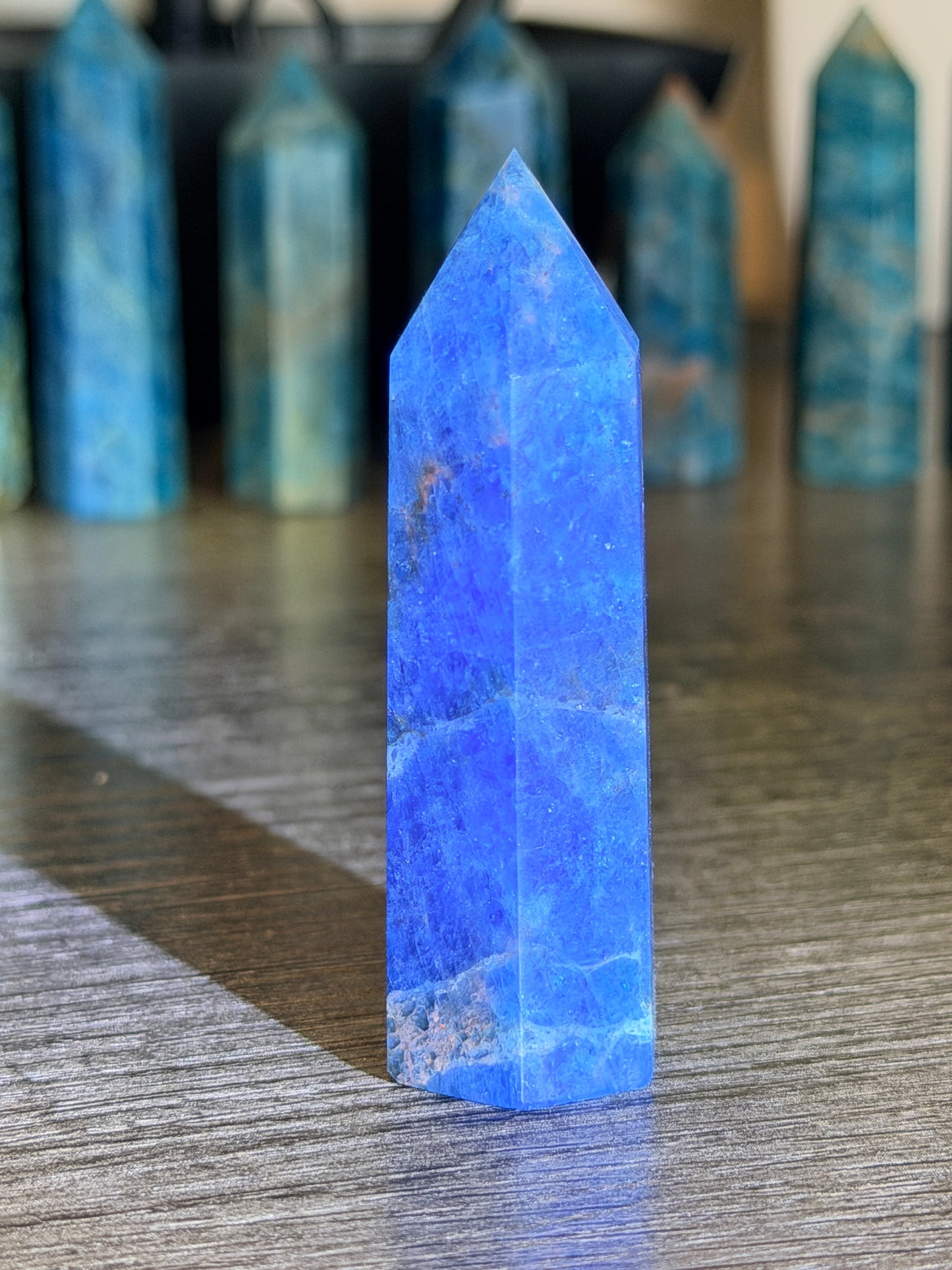 Blue Apatite Tower Style 3