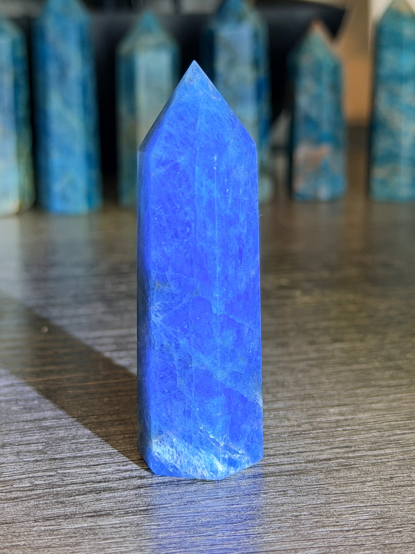 Blue Apatite Tower Style 3