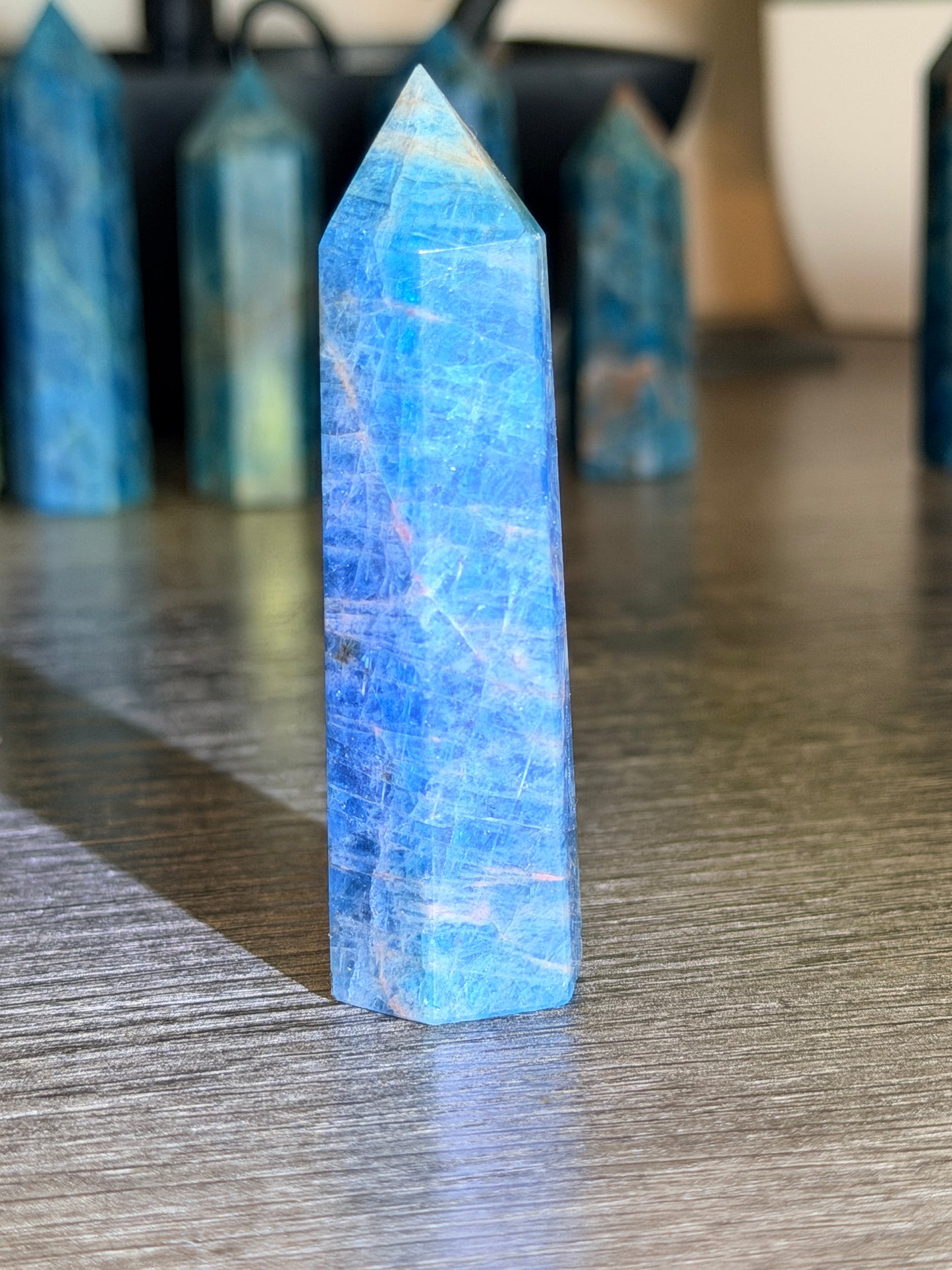 Blue Apatite Tower Style 4