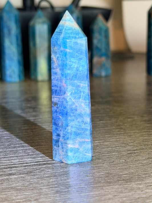 Blue Apatite Tower Style 4
