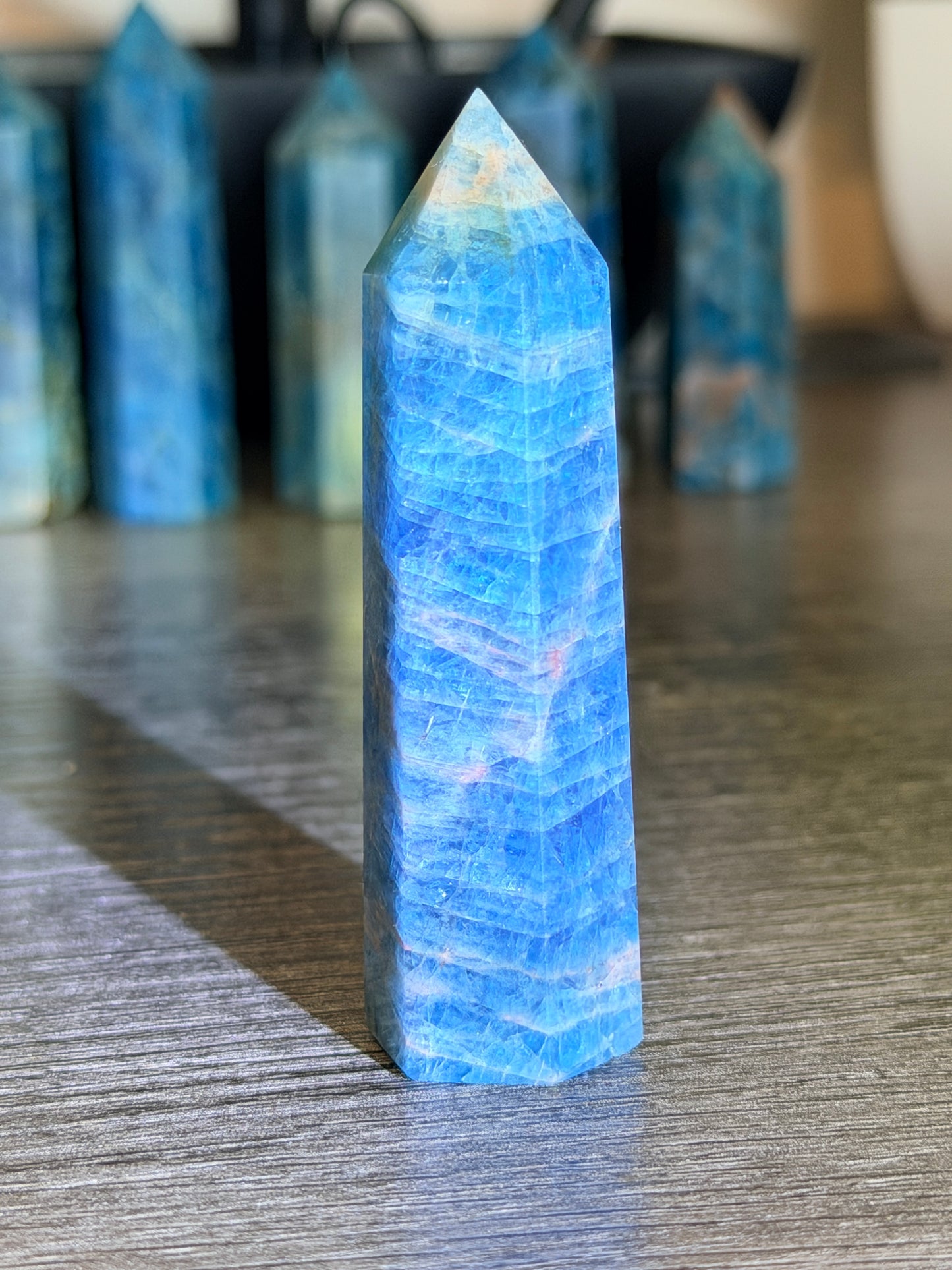 Blue Apatite Tower Style 4
