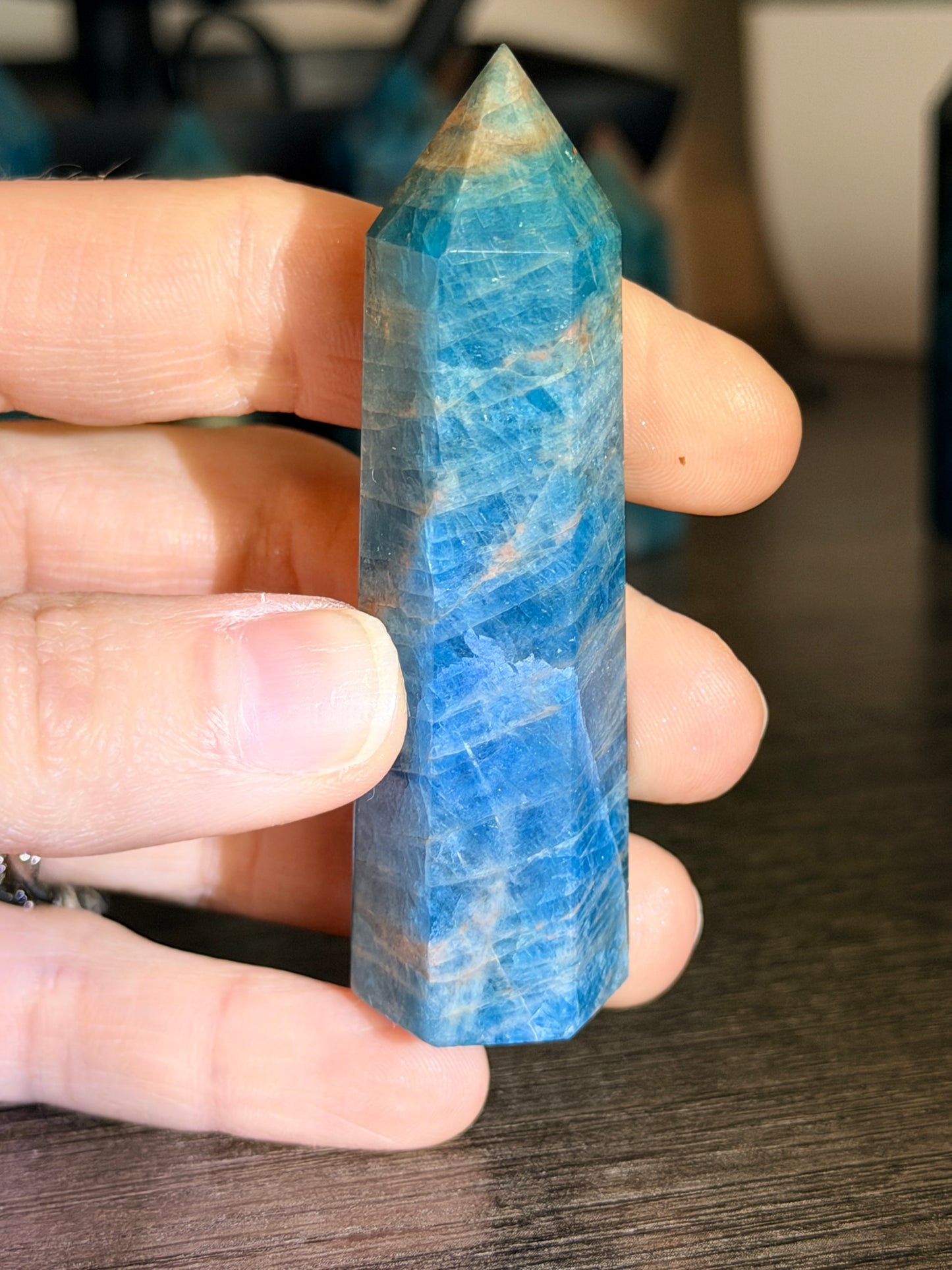 Blue Apatite Tower Style 4