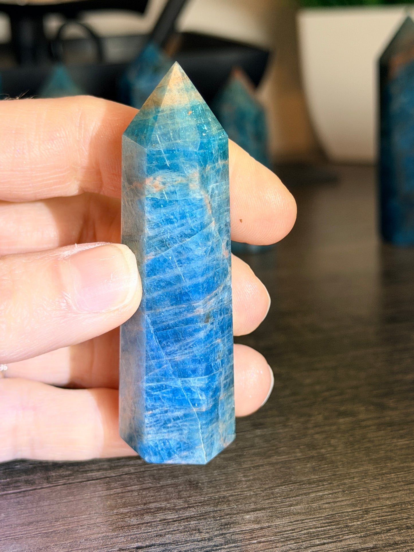 Blue Apatite Tower Style 4