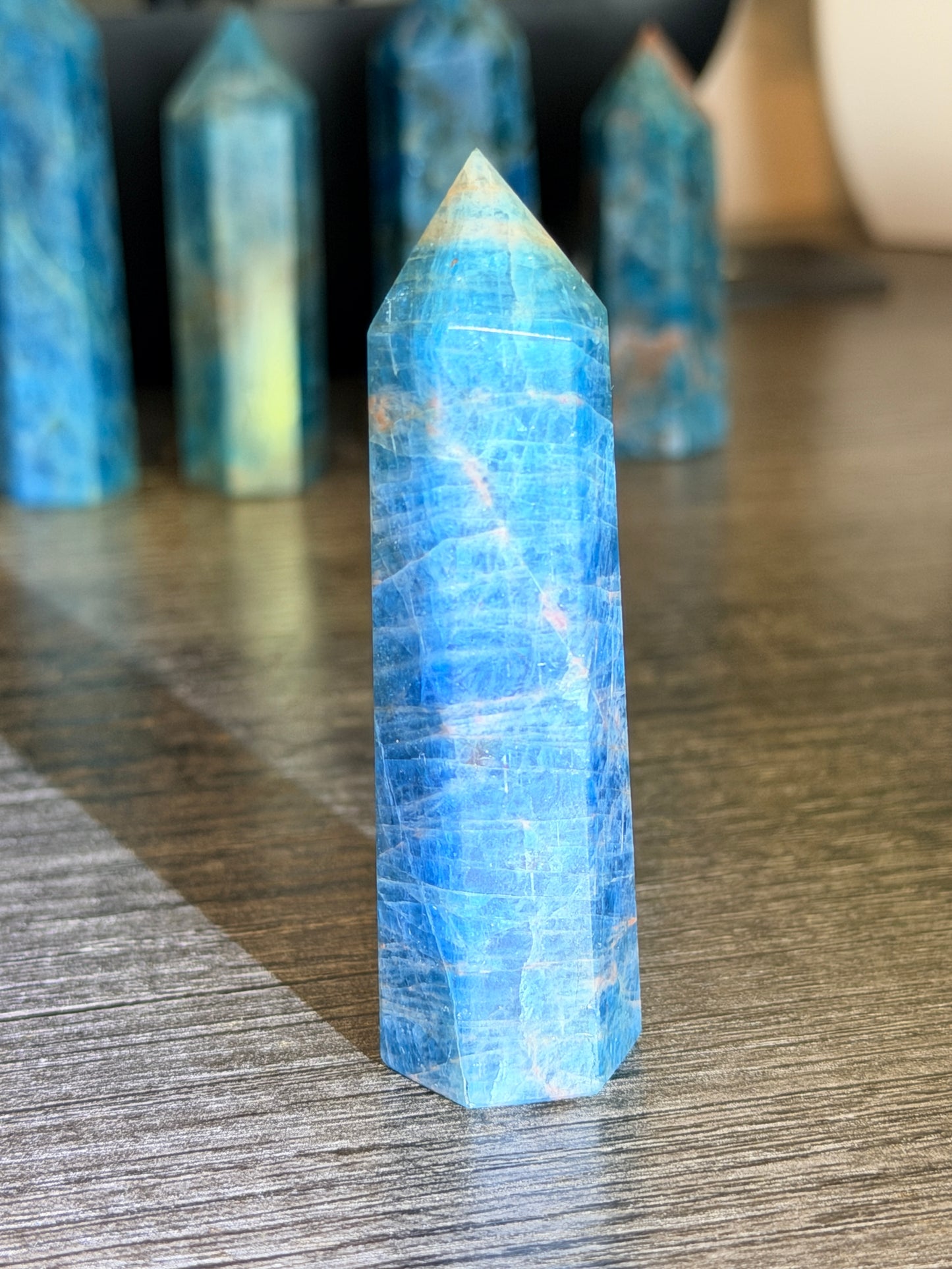 Blue Apatite Tower Style 4