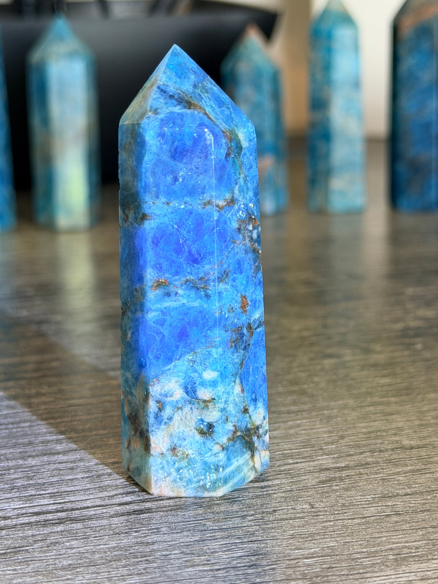 Blue Apatite Tower Style 5