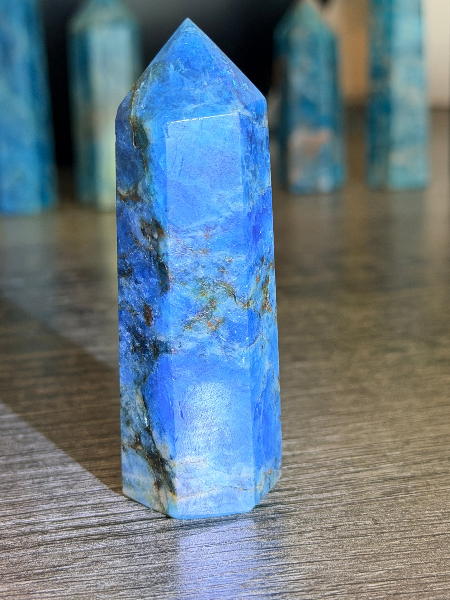 Blue Apatite Tower Style 5
