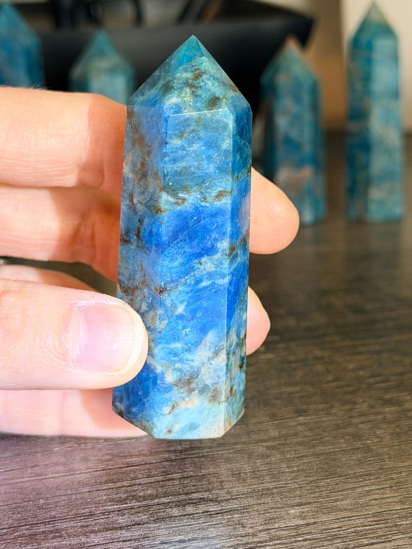 Blue Apatite Tower Style 5