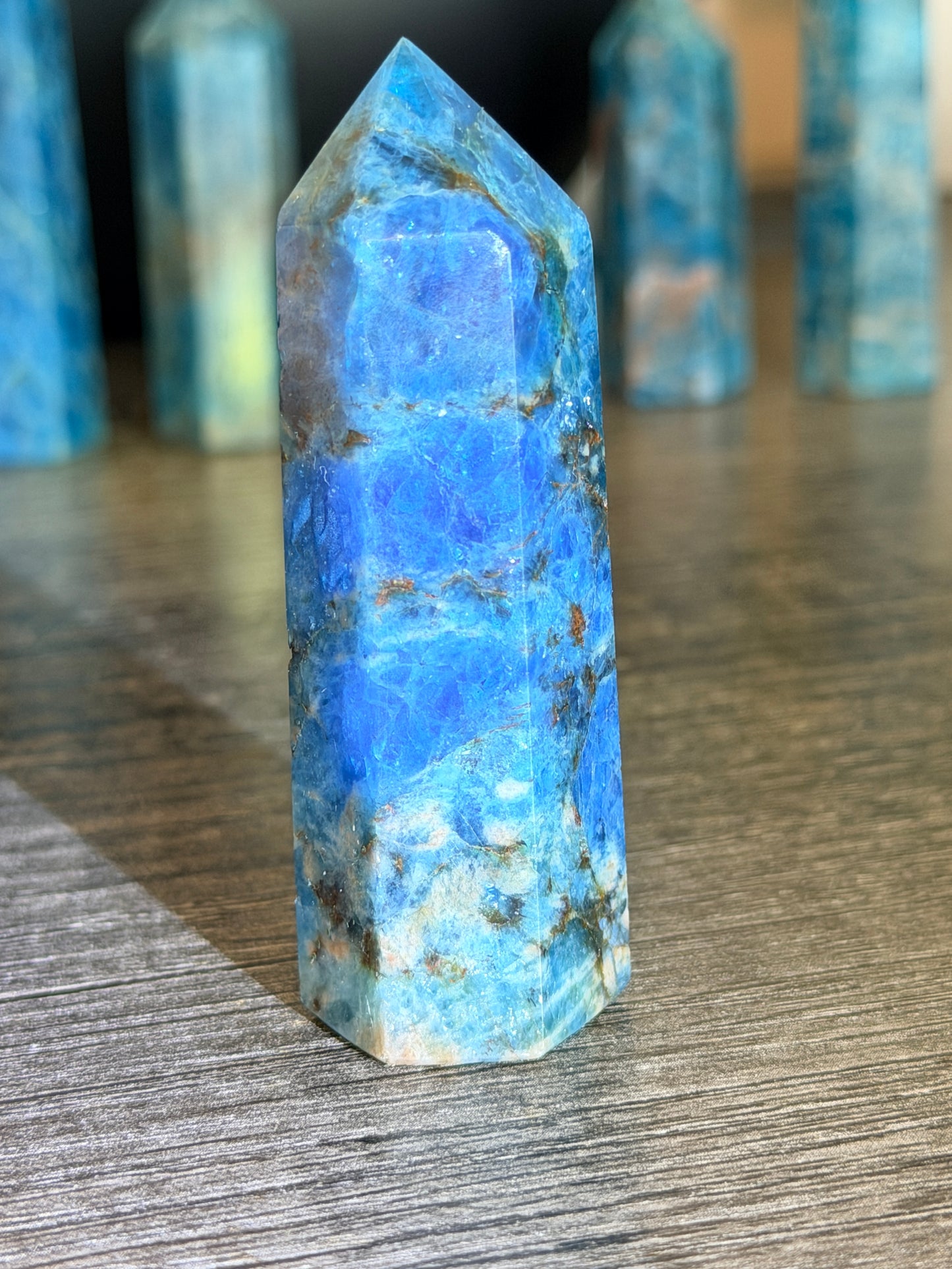 Blue Apatite Tower Style 5