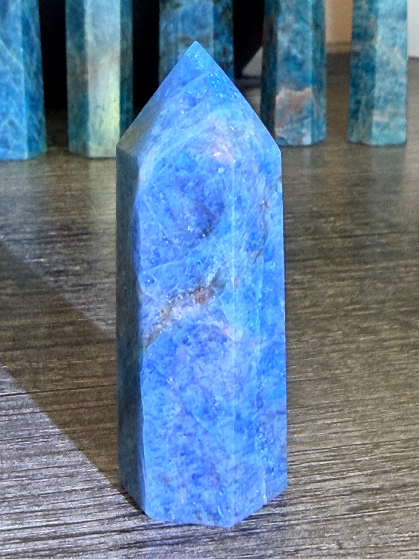 Blue Apatite Tower Style 6