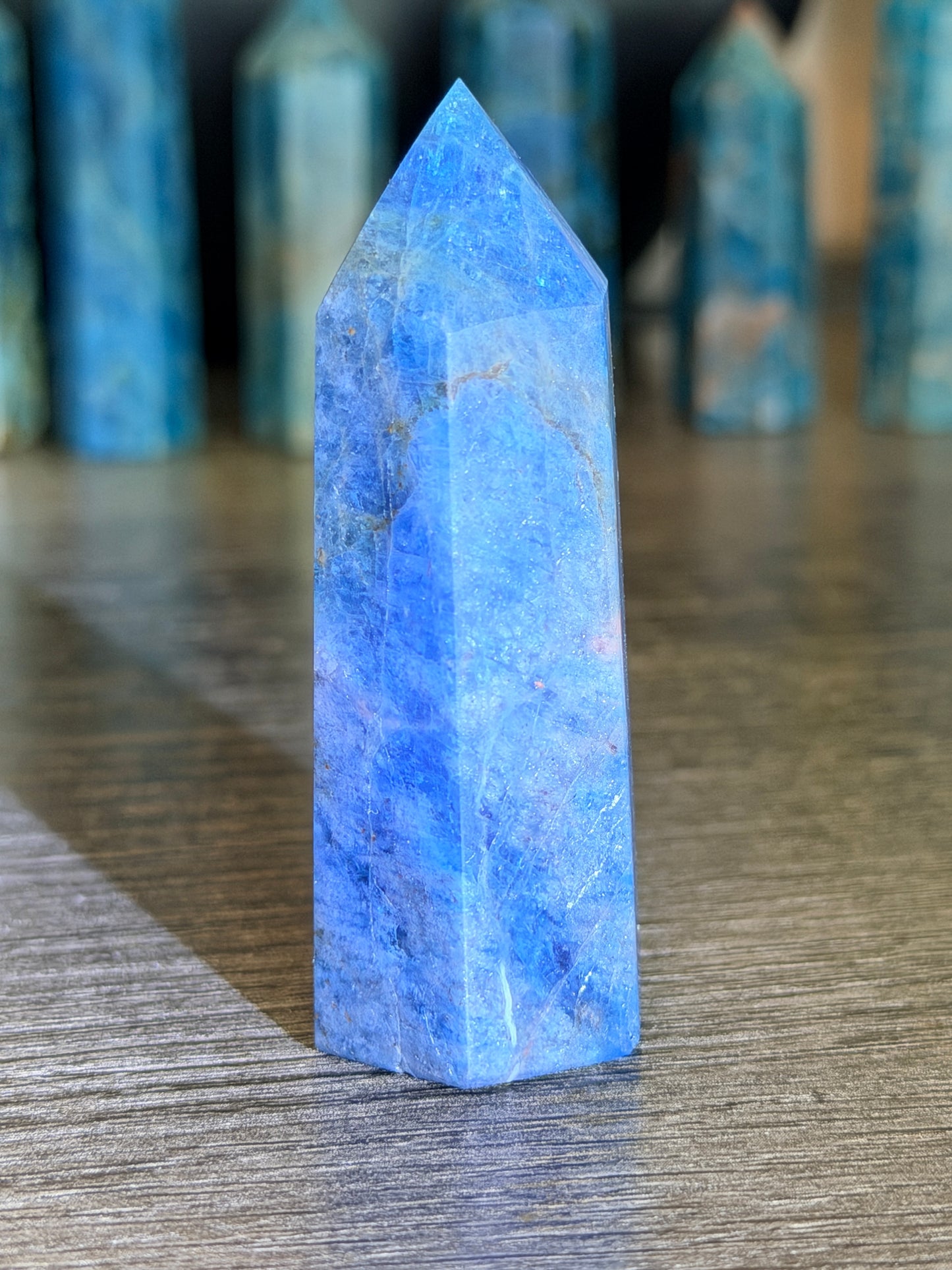 Blue Apatite Tower Style 6