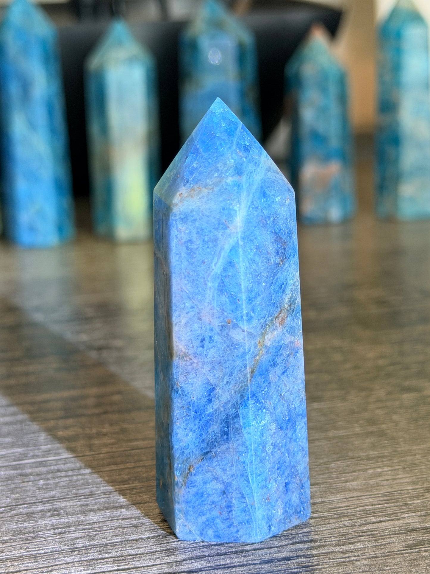 Blue Apatite Tower Style 6