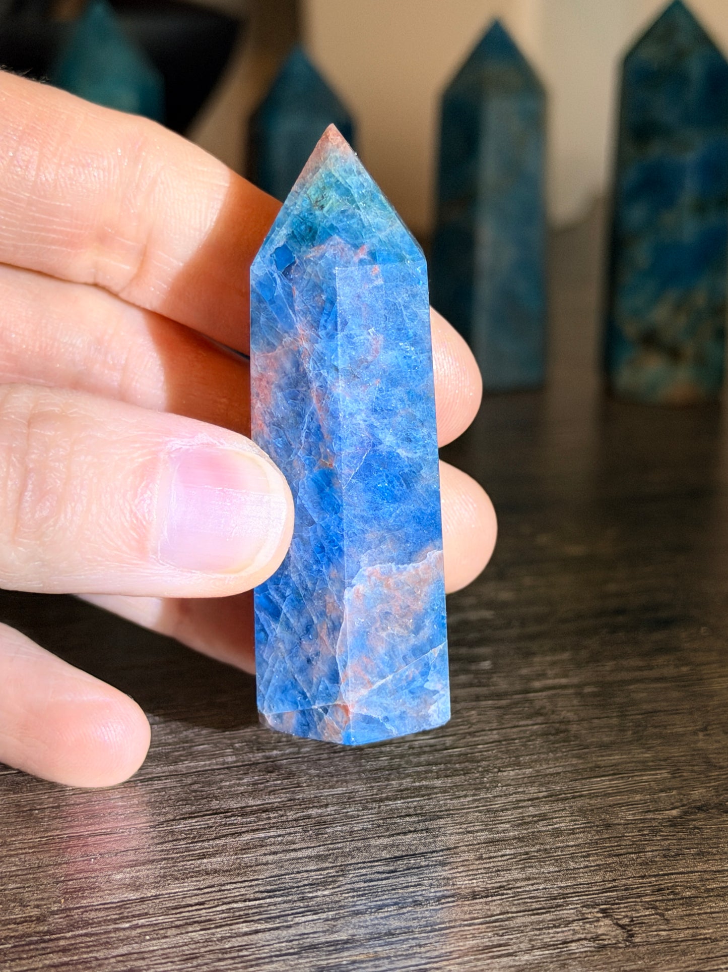 Blue Apatite Tower Style 7