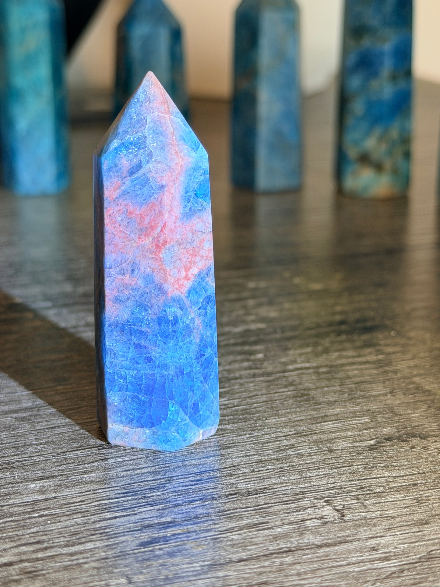 Blue Apatite Tower Style 7