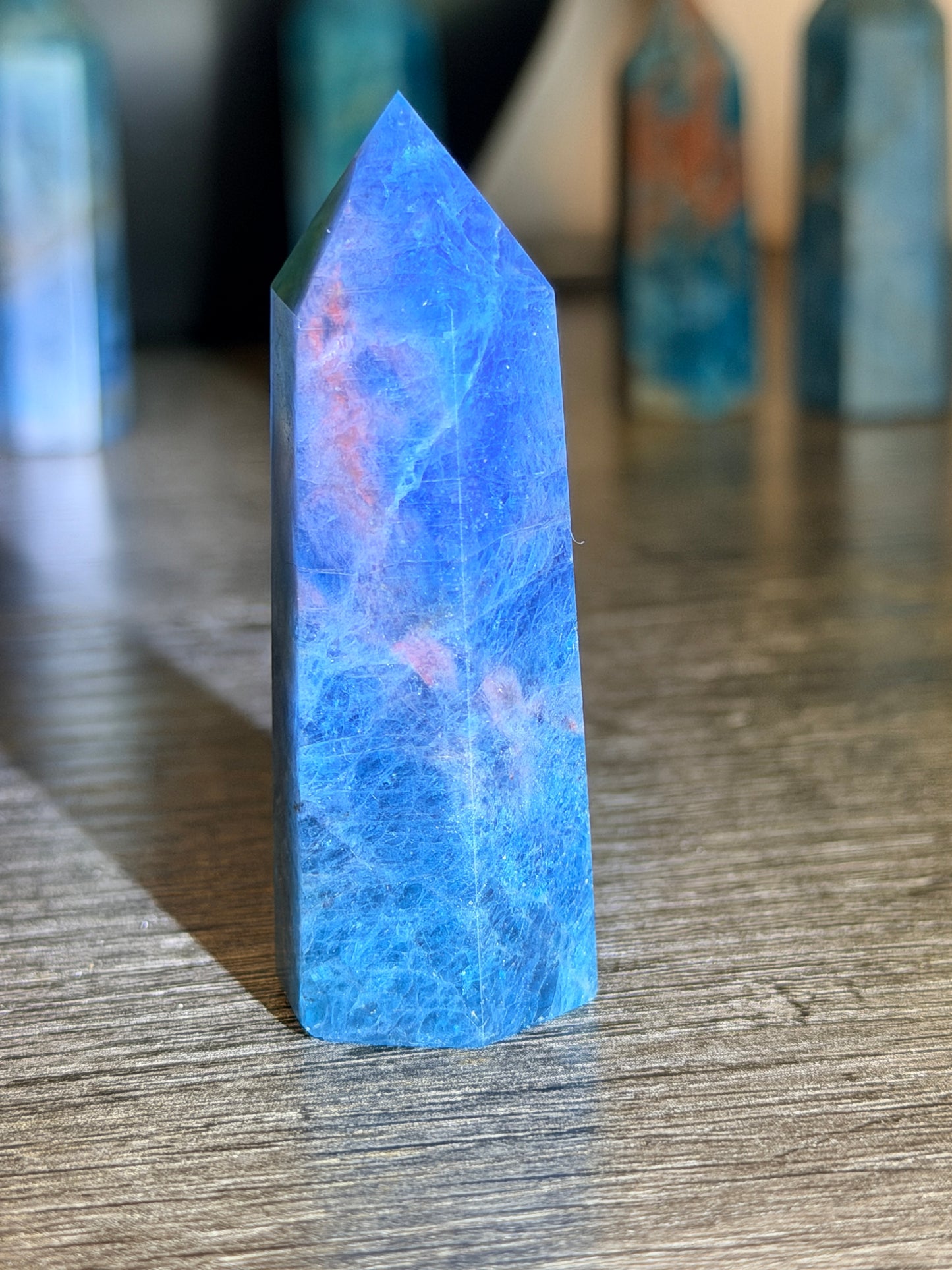 Blue Apatite Tower Style 8