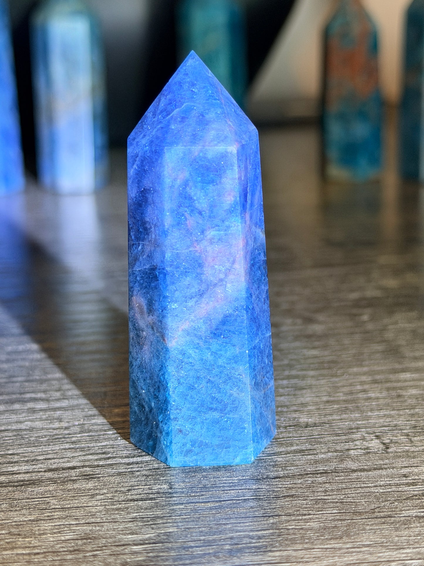 Blue Apatite Tower Style 8