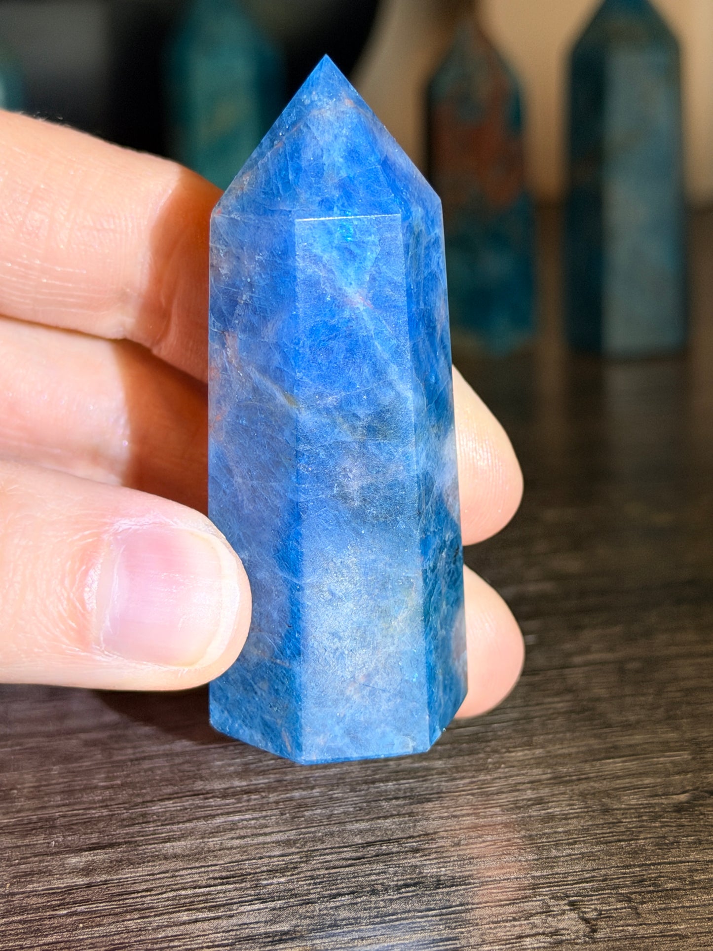 Blue Apatite Tower Style 8
