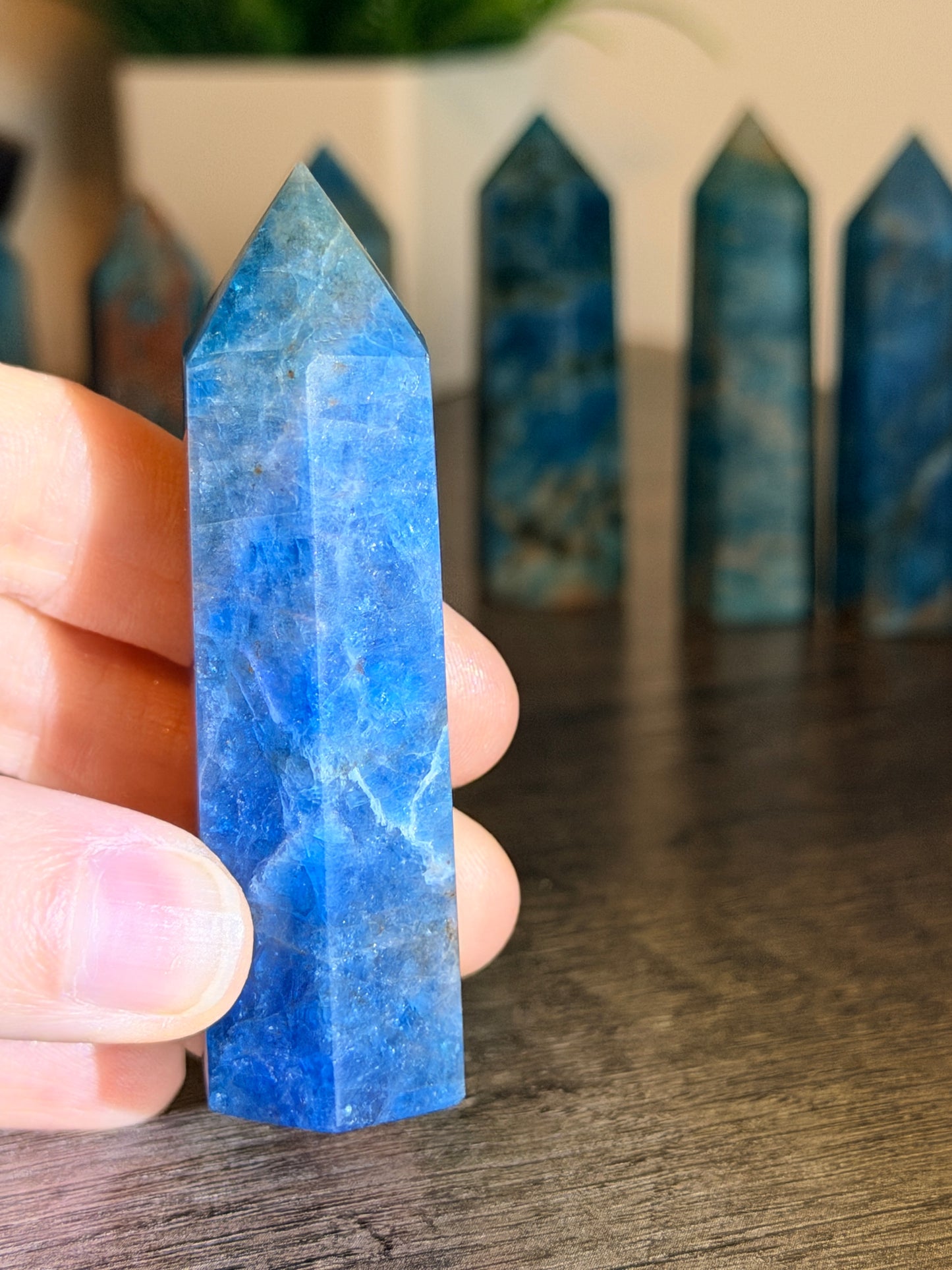 Blue Apatite Tower Style 9