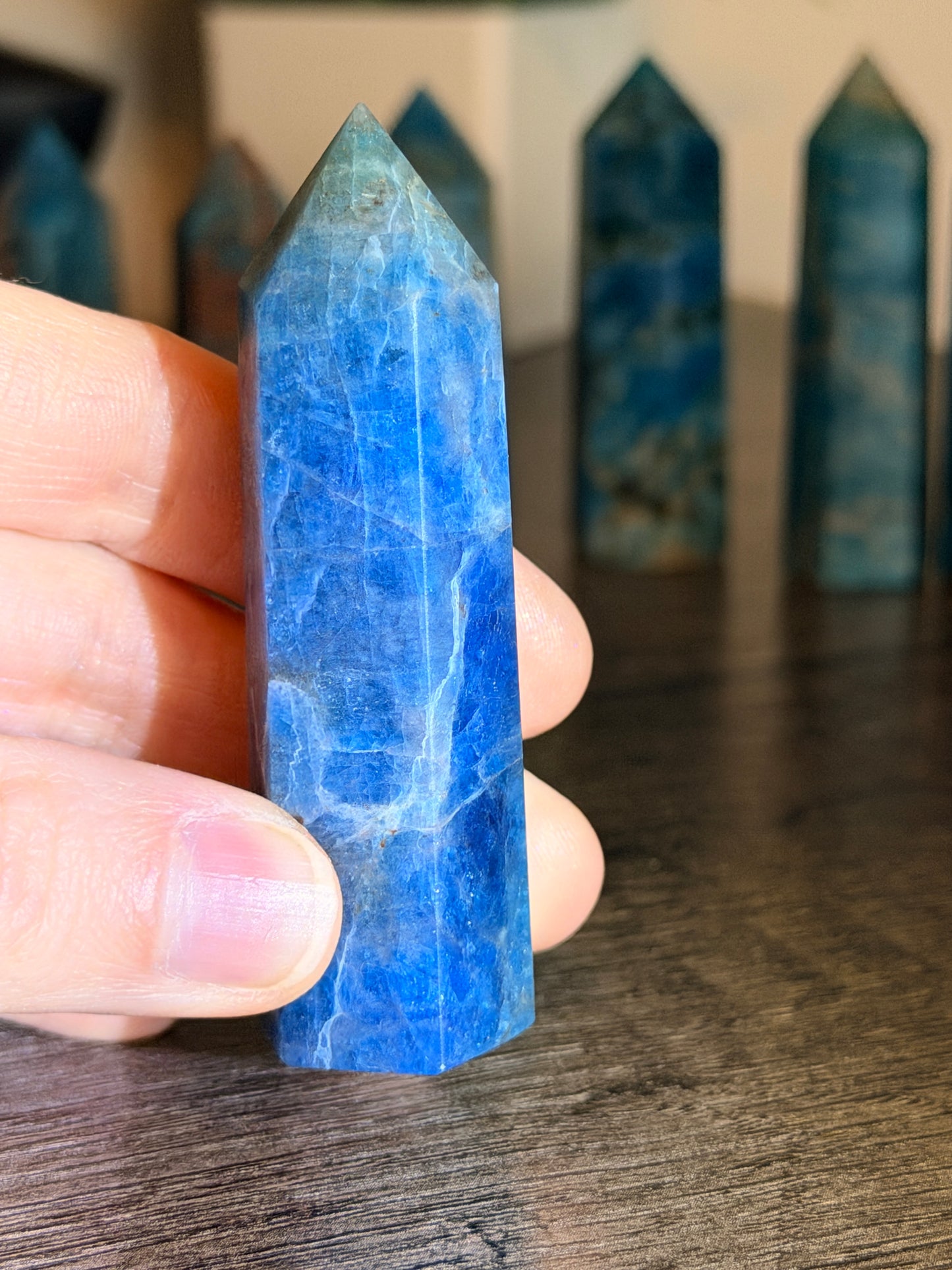 Blue Apatite Tower Style 9