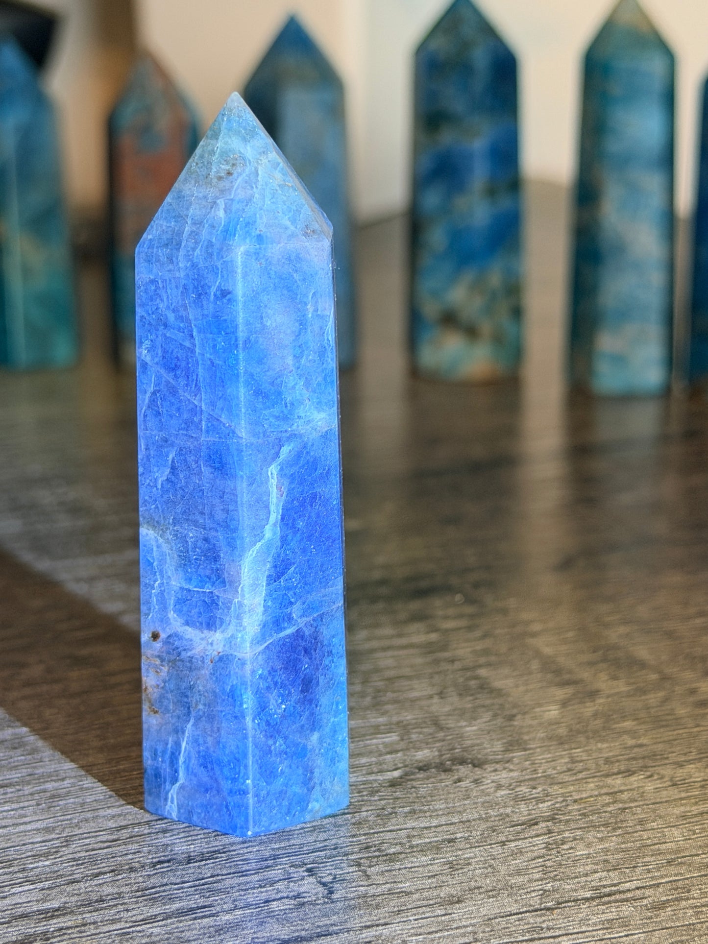 Blue Apatite Tower Style 9