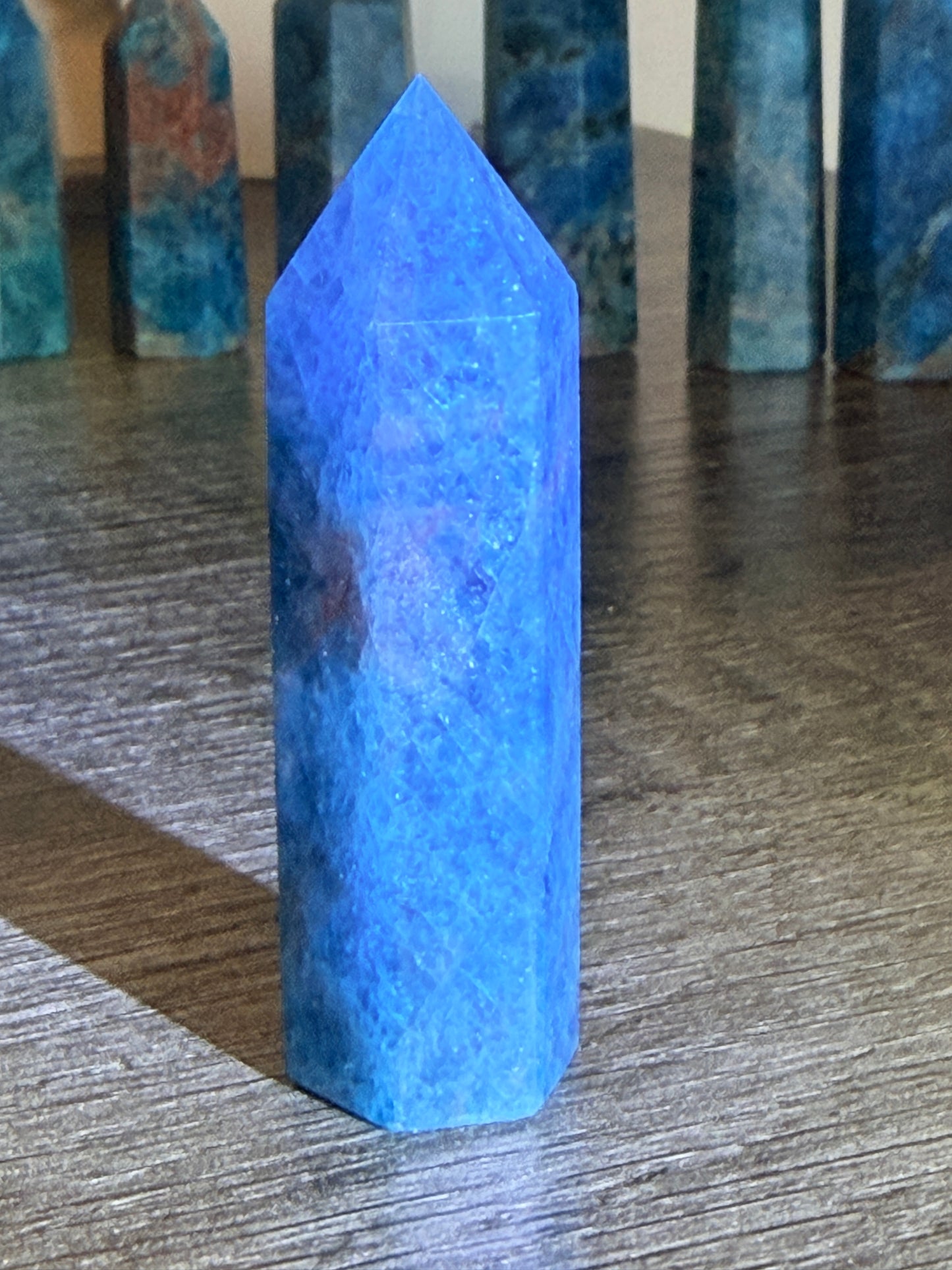 Blue Apatite Tower Style 10