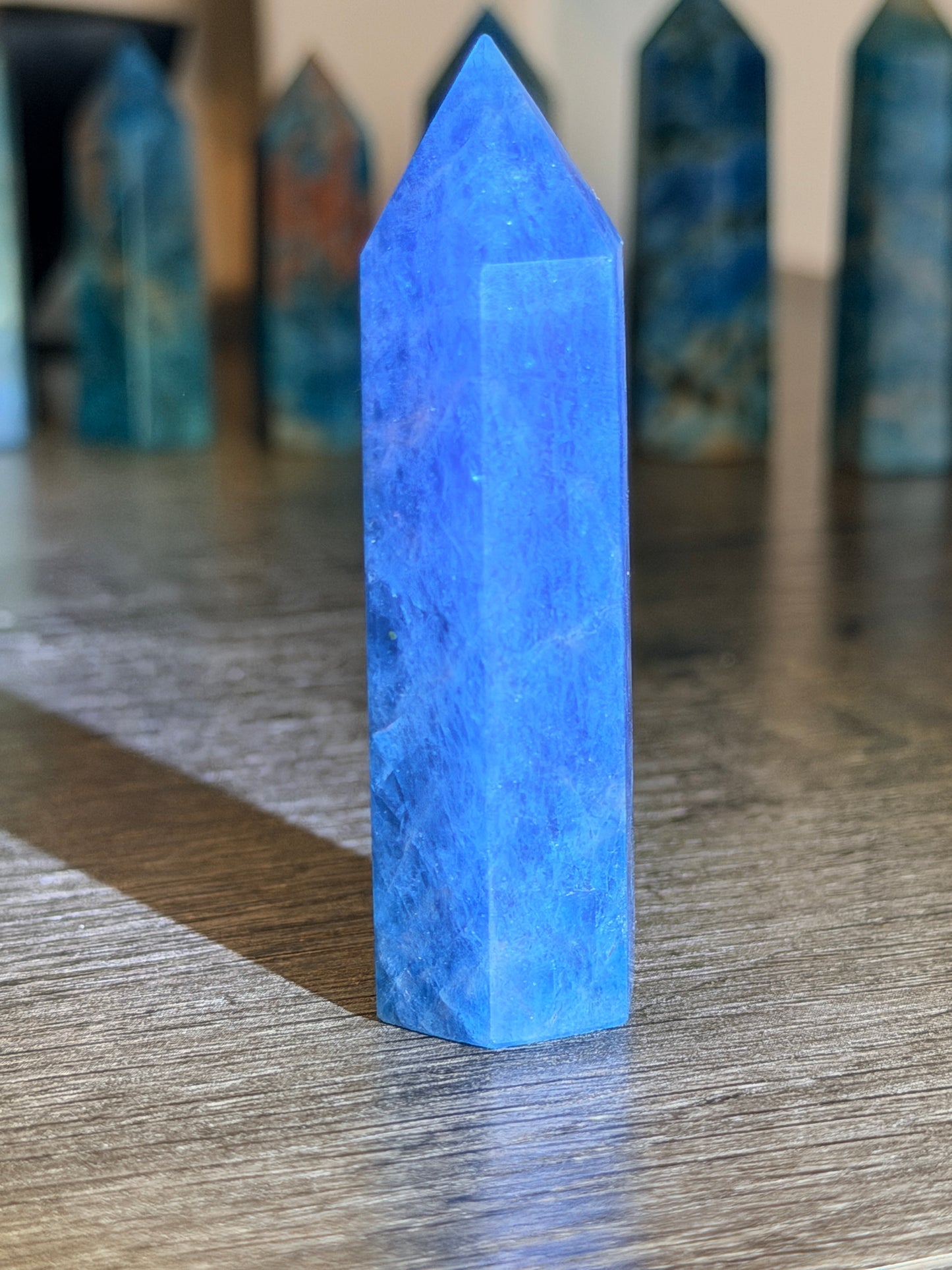 Blue Apatite Tower Style 10