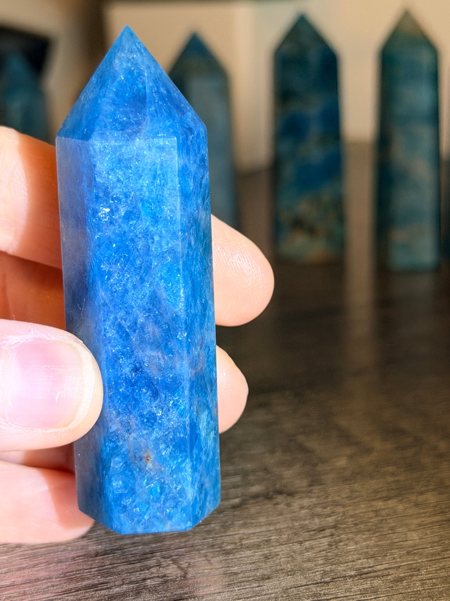 Blue Apatite Tower Style 10
